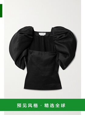 1h可退 香港直邮Gabriela Hearst 女士 Ceri 亚麻上衣 2241063LI0