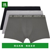 香港直邮SKIMS 平角内裤 男士 多色 1h可退 三件装 Cotton BOBB