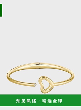 欧洲直邮HUGO BOSS雨果BOSS BLACK 带有开放式心形细节金手镯