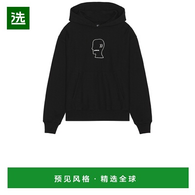 1h可退 香港直邮Brain Dead 男士 Logohead 连帽衫 BDS25T0900482