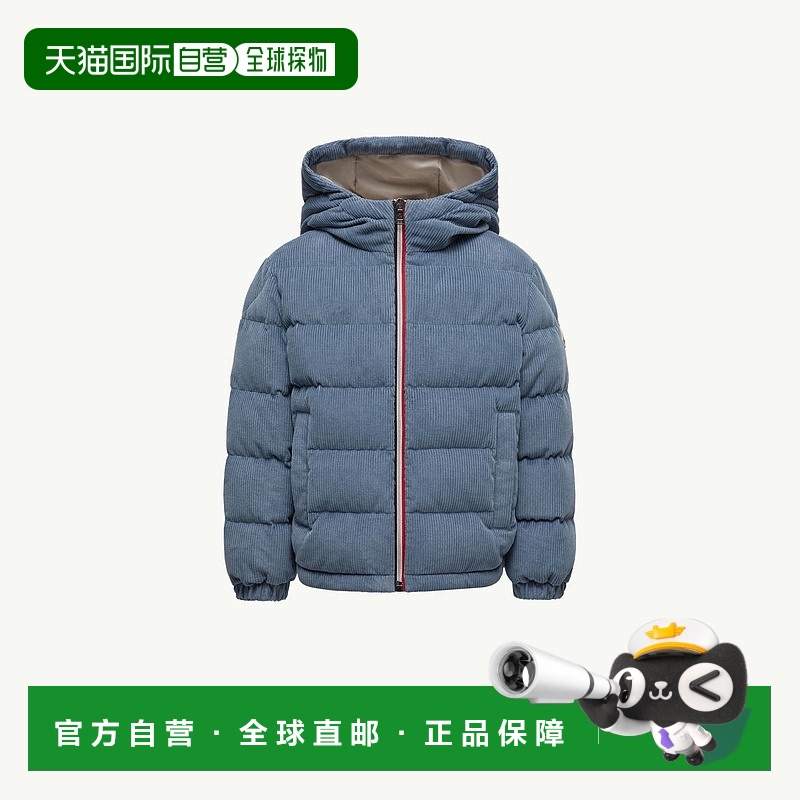 自营欧洲直邮Moncler/盟可睐 Puki 灯芯绒连帽羽绒服