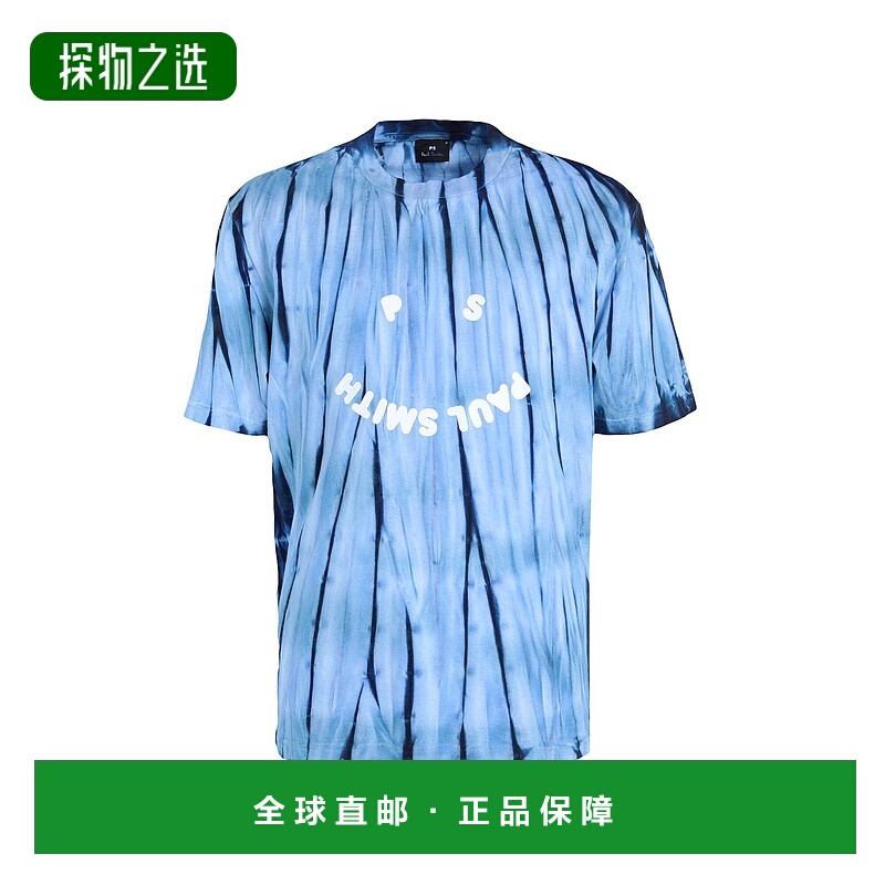 香港直邮Paul Smith 男士 基础款T恤 blue蓝色 舒适时尚