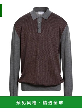 1h可退 香港直邮Brioni 布里奥尼 男士 毛衣 grey灰色 舒适时尚