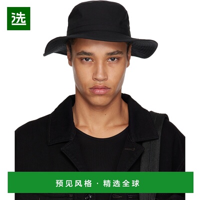 1h可退 香港直邮Lemaire 男士 黑色 Cricket 渔夫帽 AC1220LF1371