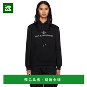 美国直邮 Han Kjobenhavn 1h可退 SSENSE独家黑色连帽卫衣 男