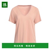 香港直邮Majestic T恤 Filatures 1h可退 女士 基础款 pink粉色 舒