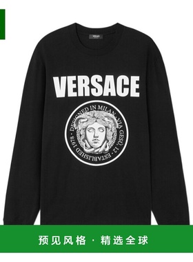 香港直邮Versace Medusa Rock T恤范思哲长袖10139471A15084