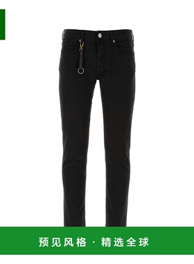 1h可退 香港直邮Incotex 男士 黑色弹力棉质裤子 BDPS0003F170030