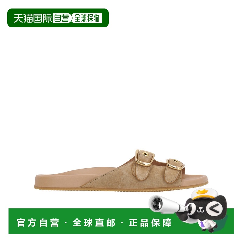 香港直邮Chloe 圆头平底拖鞋 C25U08PRY蔻依