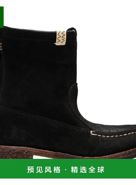1h可退 香港直邮Visvim 维斯维木 男士 黑色 Nakoda 踝靴 0125202