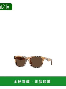 香港直邮Burberry 格纹图案太阳镜 BE4434