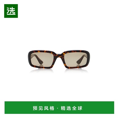 1h可退 香港直邮Port Tanger 女士 Mektoub 矩形框醋纤太阳眼镜
