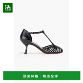 香港直邮ZIMMERMANN 女士 皮质浅口鞋 1h可退 5513S24ONYX高跟鞋