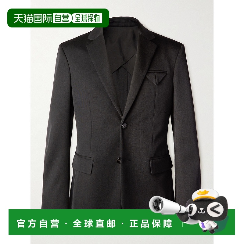 香港直邮Bottega Veneta 葆蝶家 男士 Virgin 羊毛斜纹布西装外套