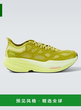 1h可退 香港直邮Hoka One One 男士 Mach x 笼状跑步鞋 green绿色