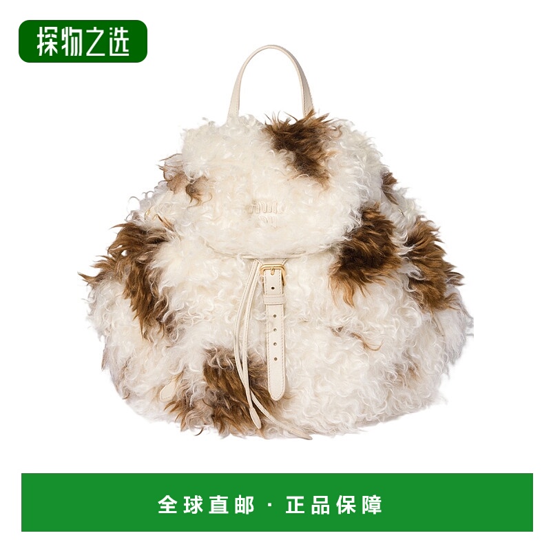 香港直邮Miu Miu 徽标双肩包 5BZ0422IE4VOOO