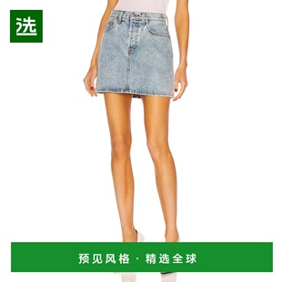 1h可退 香港直邮wardrobenyc 女士 牛仔迷你半身裙 W2011PC
