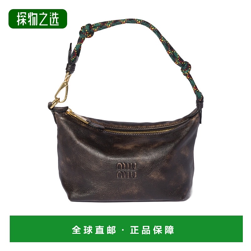 香港直邮Miu Miu 绳索手柄手拿包 5NE8412IFO