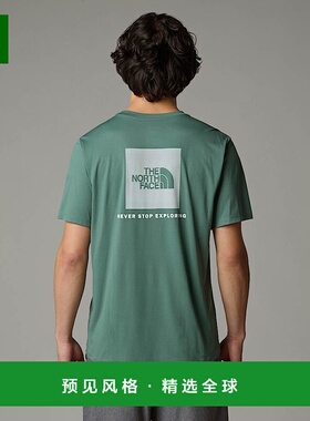欧洲直邮北面24/7 Redbox TheNorthFace新款男士短袖T恤
