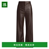 喇叭裤 1h可退 女士 Halperin Sheba人造革短款 美国直邮 Kobi