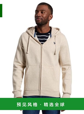 1h可退 【美国直邮】u.s. polo assn. 男士 帽衫运动夹克衫