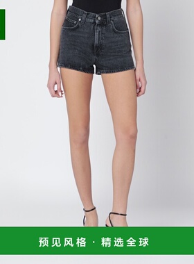 1h可退 香港直邮Haikure 女士 黑色英伦风短裤 HEW03362DF174COL0