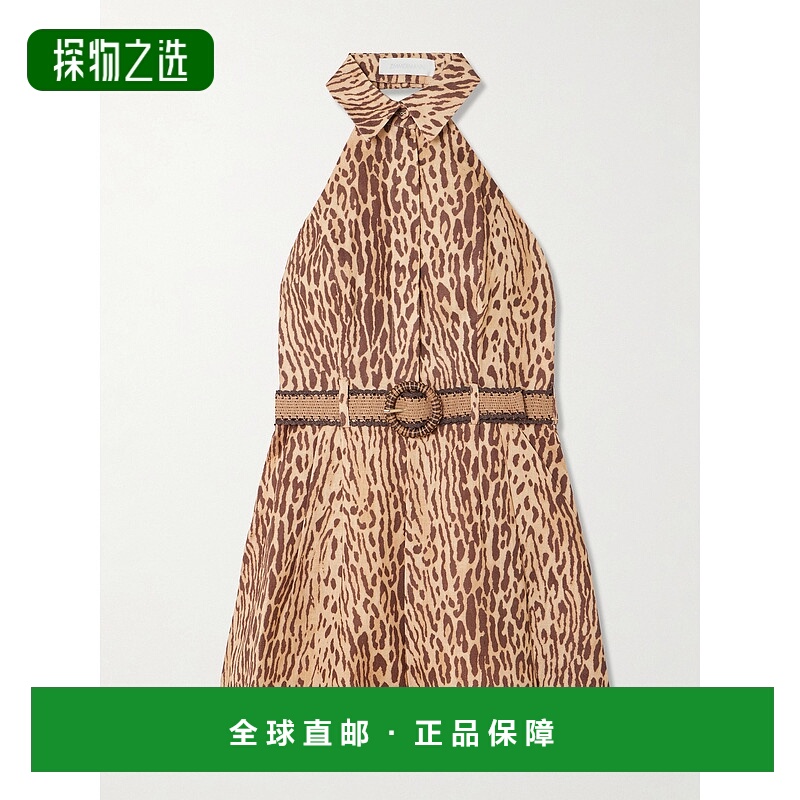 香港直邮ZIMMERMANN 女士 Cascadian 掛脖無袖連身褲 5132YSS25