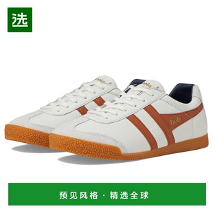 1h可退 【美国直邮】gola/高乐男士休闲鞋圆头真皮系带潮流时尚