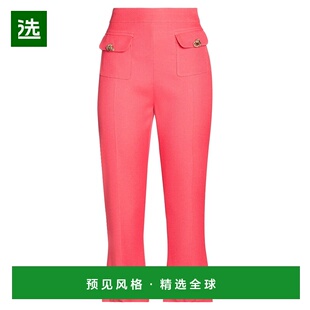 1h可退 香港直邮Elisabetta Franchi 女士 休闲长裤 red红色 舒适
