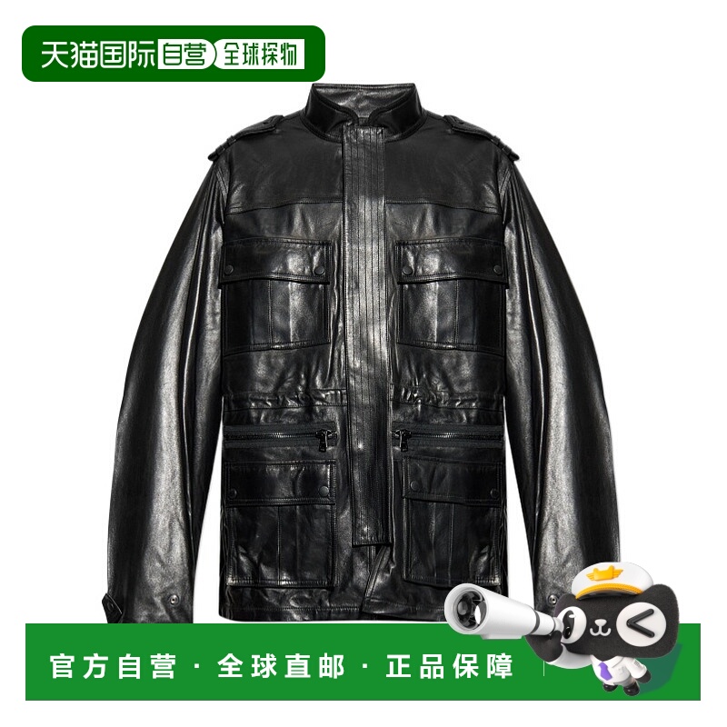 香港直邮Balmain 长袖皮夹克 FH1TJ211LD63