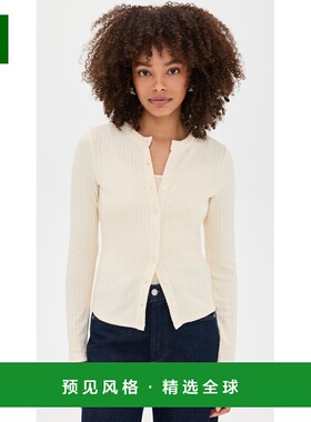 1h可退 香港直邮VERONICA BEARD 女士 Lira 针织开衫 brown棕色