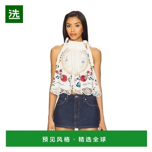 香港直邮SEA 刺绣挂脖上衣 海洋 Celia PF25043服饰 女士 1h可退