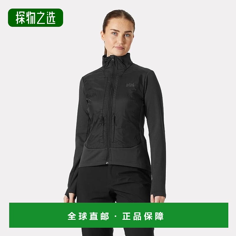 自营欧洲直邮Helly Hansen 女士乌灰色聚酰胺Versalite混合抓绒夹