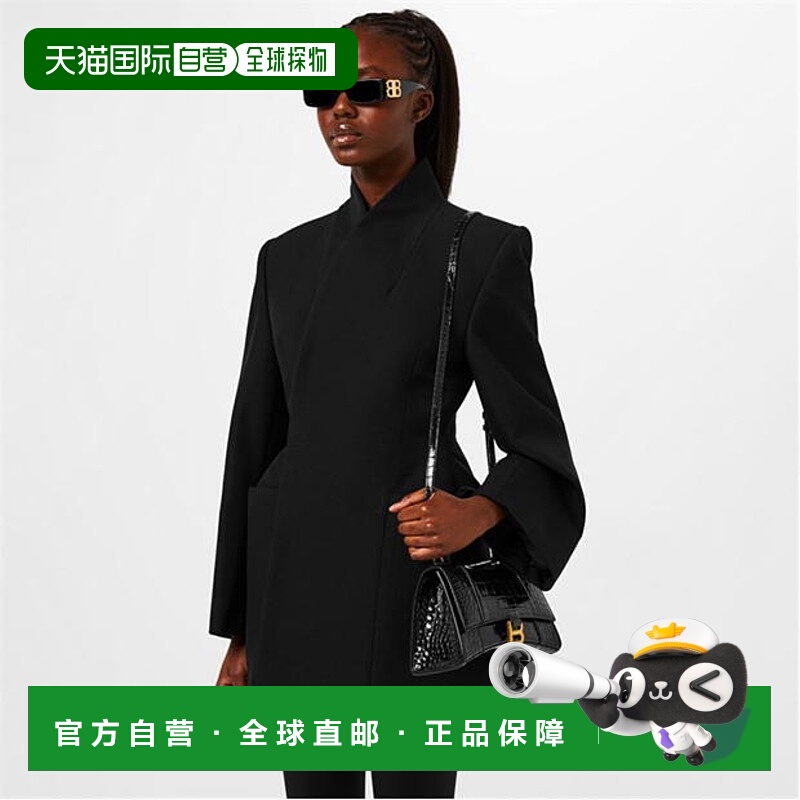 1h可退 香港直邮Balenciaga 巴黎世家 女士 Hourglass 小号鳄鱼纹