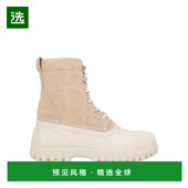 美国直邮 DIEMME 时装 软真皮橡胶圆头平底靴 女鞋 靴 21英寸