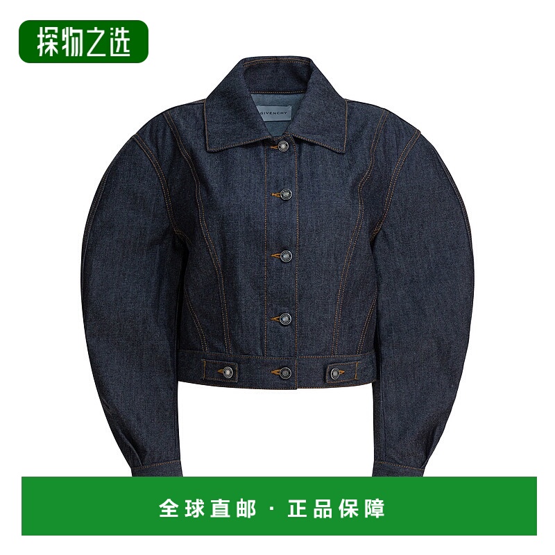 香港直邮Givenchy 纪梵希 女士 紀梵希翻領紐扣牛仔夾克 BW00UH51
