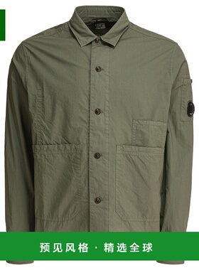 1h可退 香港直邮cp company 男士 长袖衬衫 18CMOS238A005328G