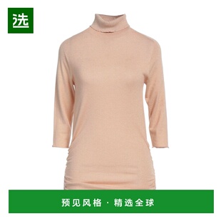 1h可退 香港直邮Fabiana Filippi 女士 高领上衣 beige米色 舒适