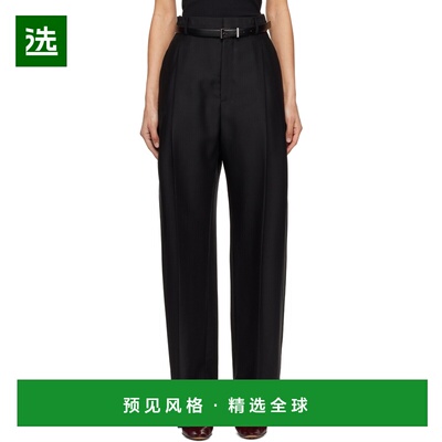 1h可退 香港直邮wardrobenyc 女士 黑色 Light Mid Rise 长裤 W22