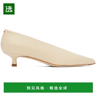 1h可退 香港直邮aeyde 女士 灰白色 Clara 中跟鞋 A11PUCROP35KT0