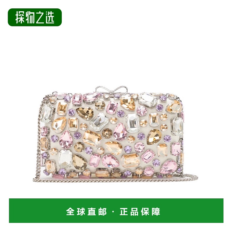 香港直邮Self-Portrait 多色水晶装饰手拿包 RS26305A