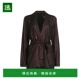 1h可退 金属感柔软系带双排扣西 Filatures 美国直邮 Majestic