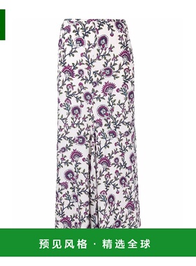 香港直邮Isabel Marant 图案印花A字裙半身裙 JU140522P029I