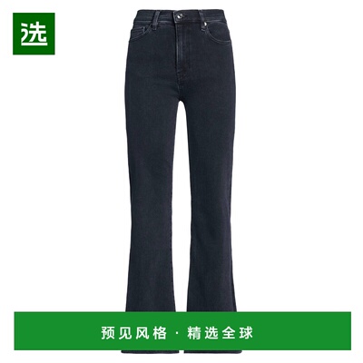 1h可退 香港直邮Frame Denim 女士 牛仔长裤 black黑色 舒适时尚