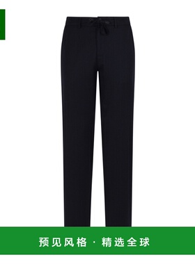 香港直邮Canali 男士休闲裤 V1659GAR03472304 AW2025 黑色 羊毛