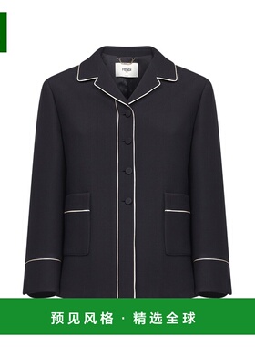 香港直邮FENDI 女士西服 FJ7665AC4GF0GME SS2026 黑色 Black woo