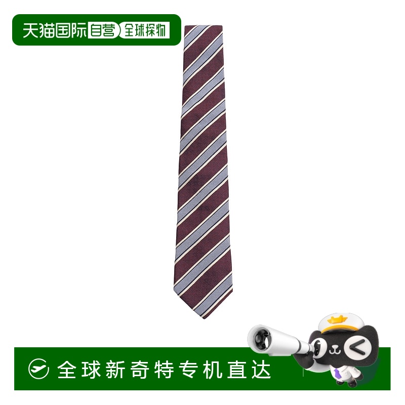 香港直邮Valentino 条纹丝绸领带 YEV194PVX真丝
