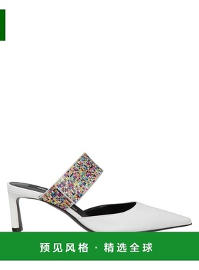 1h可退 香港直邮Sergio Rossi 塞乔·罗西 女士 Mules 木屐