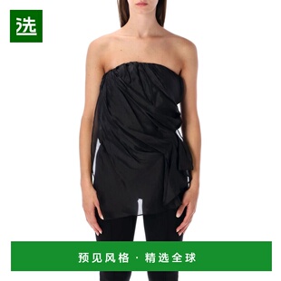 1h可退 香港直邮THE GARMENT 女士 Gilian 黑色垂褶紧身胸衣 2157