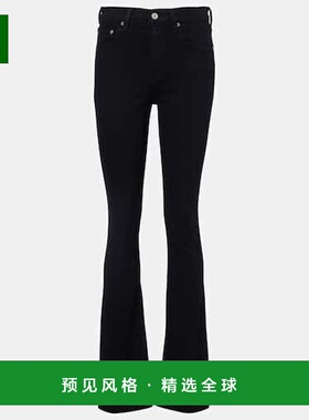 1h可退 香港直邮AGOLDE 女士 Ingram 开衩高腰束腰紧身牛仔裤